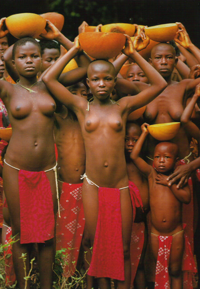 Naked african tribe men