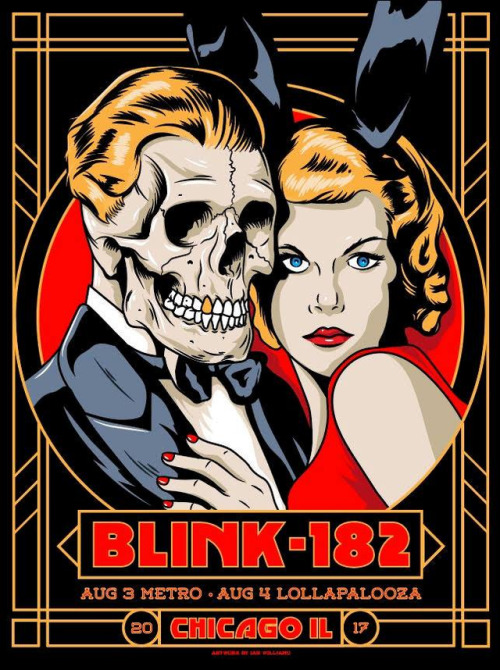 Blink 182 live at the Metro poster