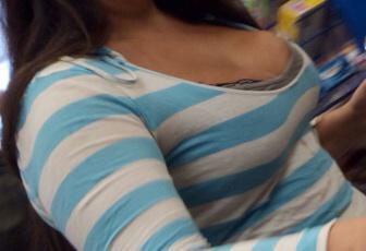 creepshots:  WOW, she’s got nice BOOBS! Creep Shot by @waynesthangs  Join CreepShots.com