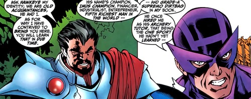 Clint Barton: archery instructor to the criminally insane. Avengers &amp; Squadron Supreme Annua