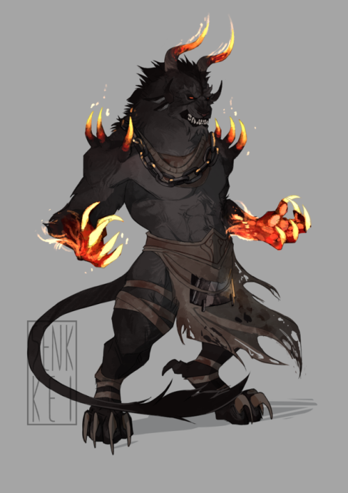 thiefseeker:a flame legion charr commission done. really happy with how this one turned out