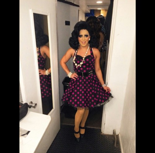 Porn dragqueengalore:  Polka Dot Pink Lady @itsAprilShowers photos