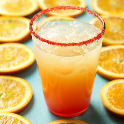 lets-just-eat:  Tequila Sunrise Margarita 