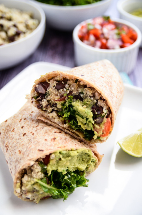 XXX vegan-yums:  Ultimate protein burrito / Recipe photo