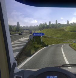 artseke:  npcscan:  okay so I’ve been playing euro truck simulator 2 and I’ve been seeing these signs that say ‘ausfahrt’ and every time I saw a sign that said it I’d take a screenshot because I always thought to myself “wow why is this place