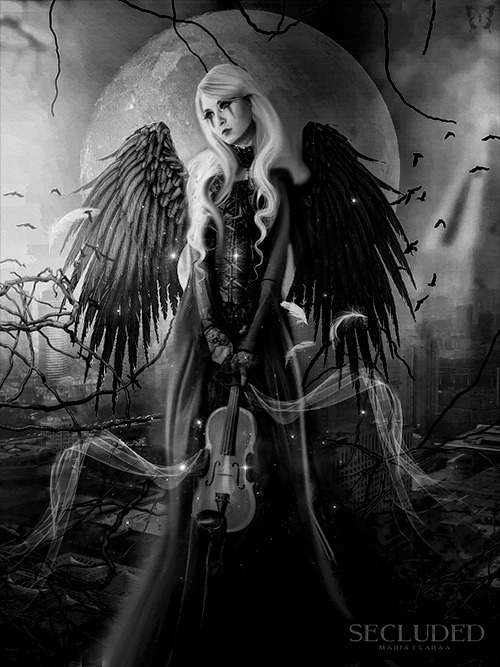 whitesoulblackheart:  Secluded by Maria Claraa ©“After silence, that which comes nearestto expressing the inexpressible is music.” - Aldous Huxley  (Please leave quote & credit … Ƹ̴Ӂ̴Ʒ)   