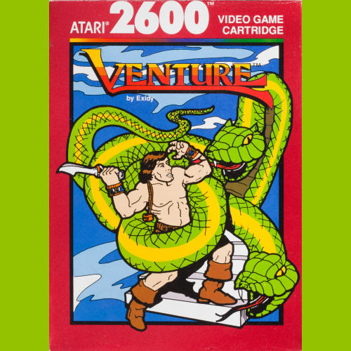 Venture was an arcade game by Exidy. It came out for arcades in 1981 but I know it primarily because