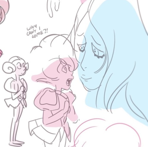 Pink Diamond Concept Sketches From Rebecca Sugar’s Instagram!