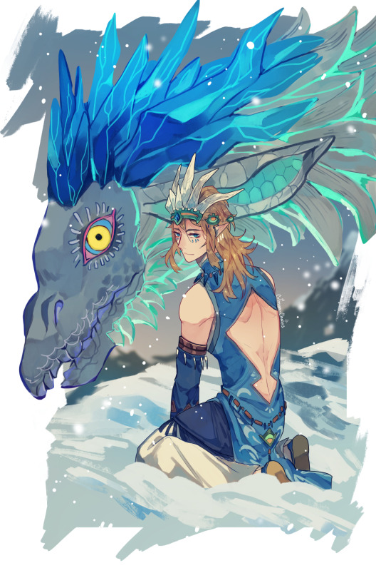 Such A Fun Outfit This One Is!!Open Back, So Good~~Also Dragon ^^
