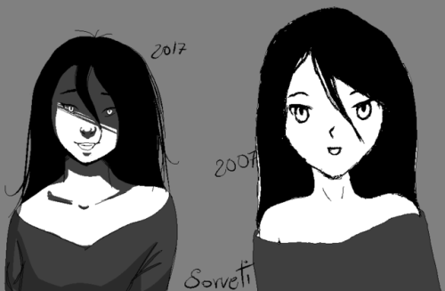 So, I found an folder  with a ton of old drawings that I totally forgotten I drew, so I redrew 