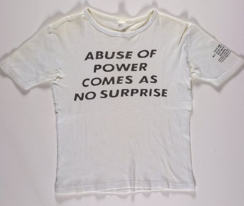 chizukurowassan:Jenny Holzer: Abuse of Power Comes as No Surprise - c.1984!