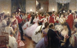 highvictoriana:  A Hunt Ball by Julius LeBlanc