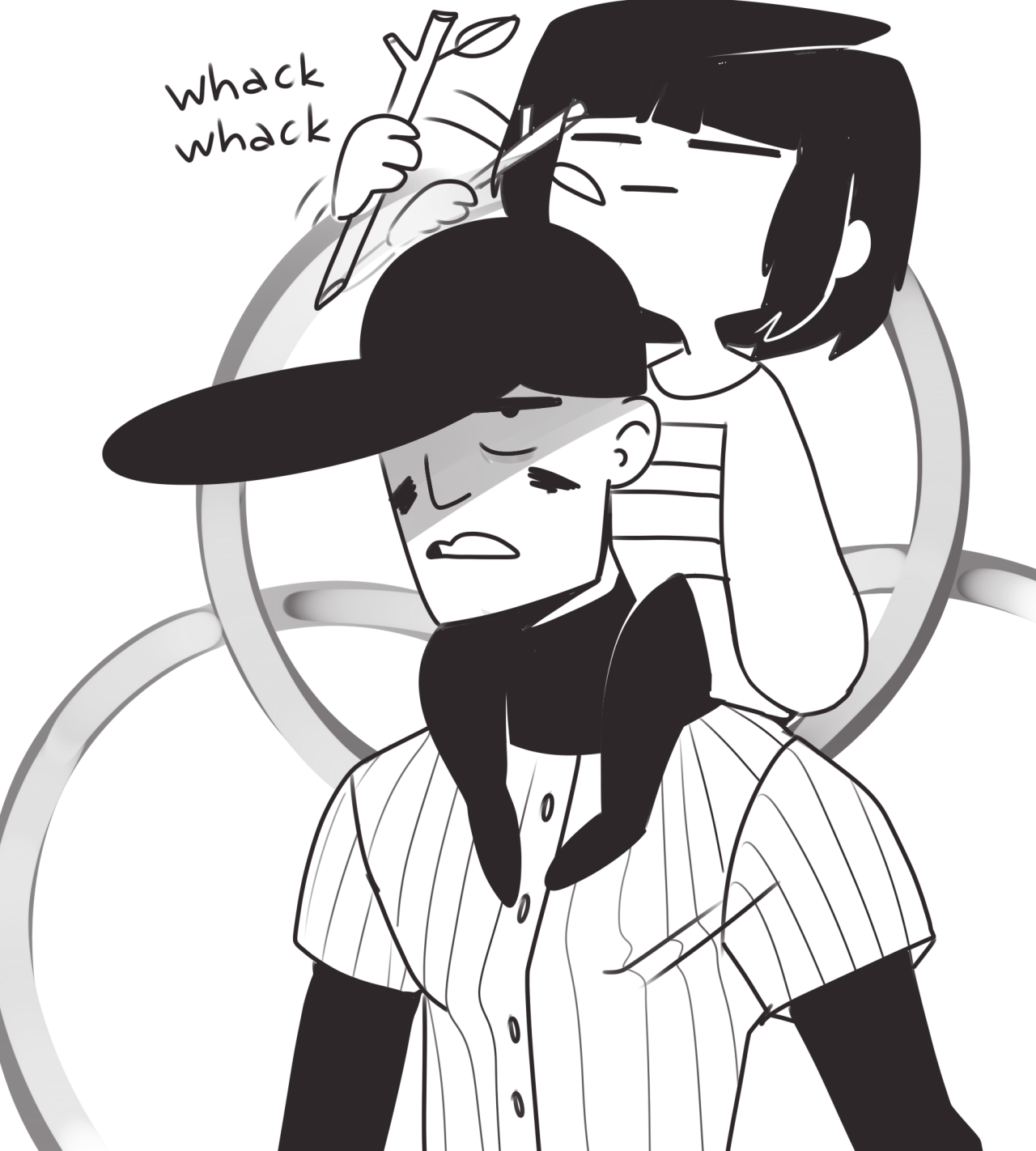 bouncerrrr:  Batter’s adventure in crossover land Frustration ensue this was funnier