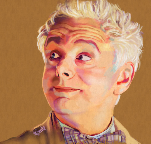 bluezest:So, here’s Aziraphale looking like a cutie. What’s new, right?Bises tout le monde