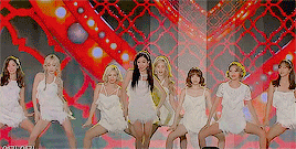 asoomatic:  SNSD - lion heart leg squat dance asked by taeny43ver 