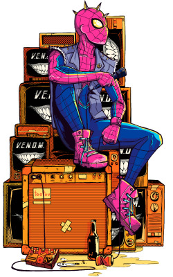 teetov:  Spider-Punk from Spider-Verse #2