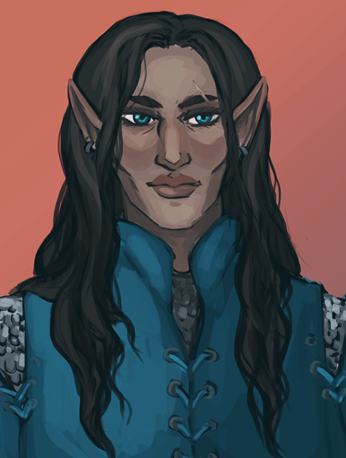 vaynglory:Ceru, my Baldur’s Gate character. She’s a chaotic good half-elf barbarian whose approach t