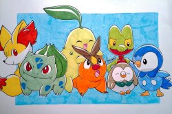 kaguras-art: My favorite starters from each