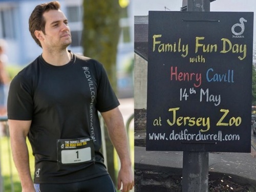 henrycavillnews:  ‪A week from today, Henry Cavill will be participating in The Durrell Challenge, and #TeamCavill is ready to go! are you? bit.ly/2pQnDzg 📷 credit in post‬. #DoitforDurrell