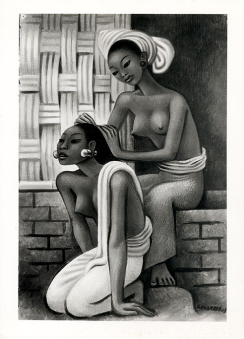 Balinese women, by Miguel Covarrubias, via UDLAP Bibliotecas