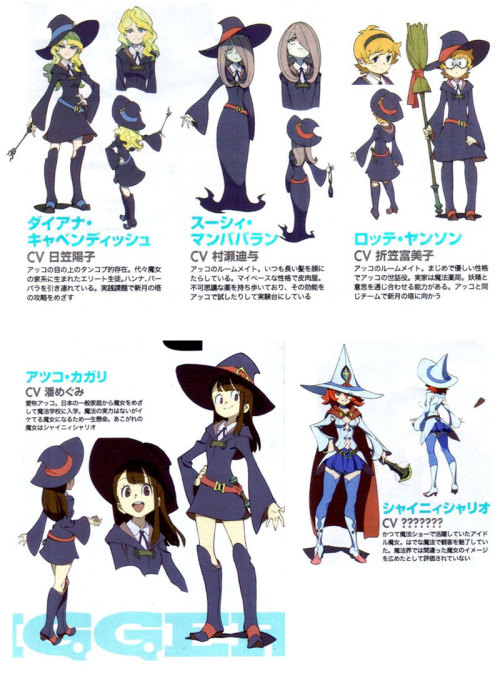 ca-tsuka:  A little post to celebrate the success of Little Witch Academia 2 project by Studio Trigger on Kickstarter.Congratulations, mr Yoh Yoshinari ! 