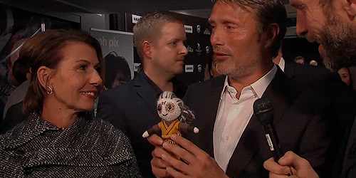 Mads Mikkelsen And His Kaecilius Doll At CPH Pix.
