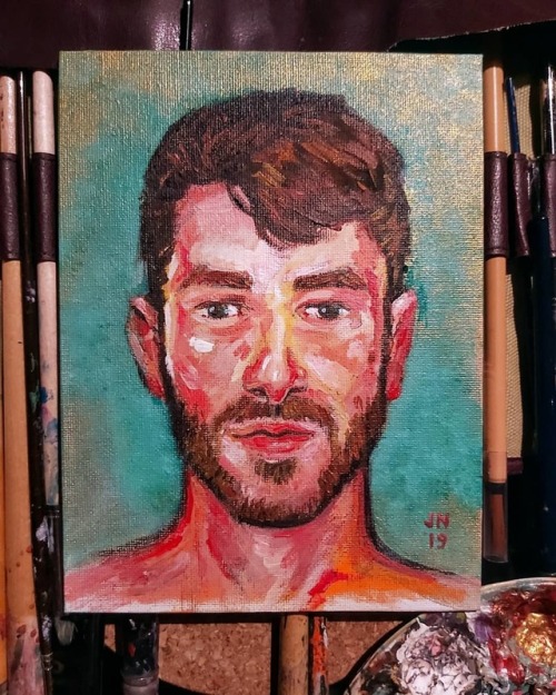 I feel like I finally got this portrait right. The second time is always better. #painting #paint #p