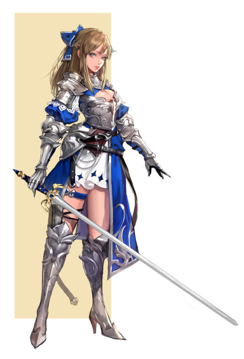 girl_knight2  MAJO ★YEONJUN www.artstation.com/artwork/ooZaz