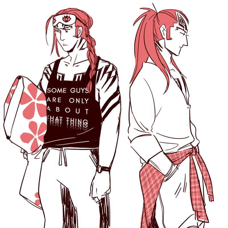 multividamin:renji in casual clothing 👌