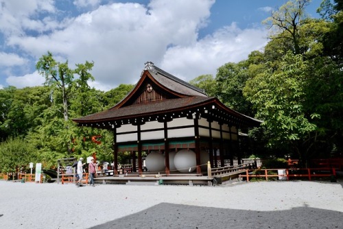 jasmine7031:shimogamo-jinja :下鴨神社It had preparing for night light up.