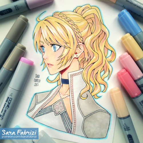 sarafabrizi: ★ [LUNAFREYA - FFXV] ~ Another artwork made for a Patreon Box shipped last month! Do yo