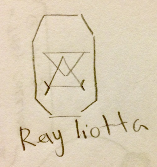 mosticonicposts:despazito:abstract portrait of Ray Liotta i drew high certified iconic post 