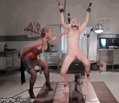 hisflyingfingers:  The floor shocks her toes, the sybian is driving her crazy, and