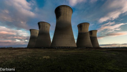 darbians:Tower Sunset. Full set can be seen here…Willington Cooling Towers