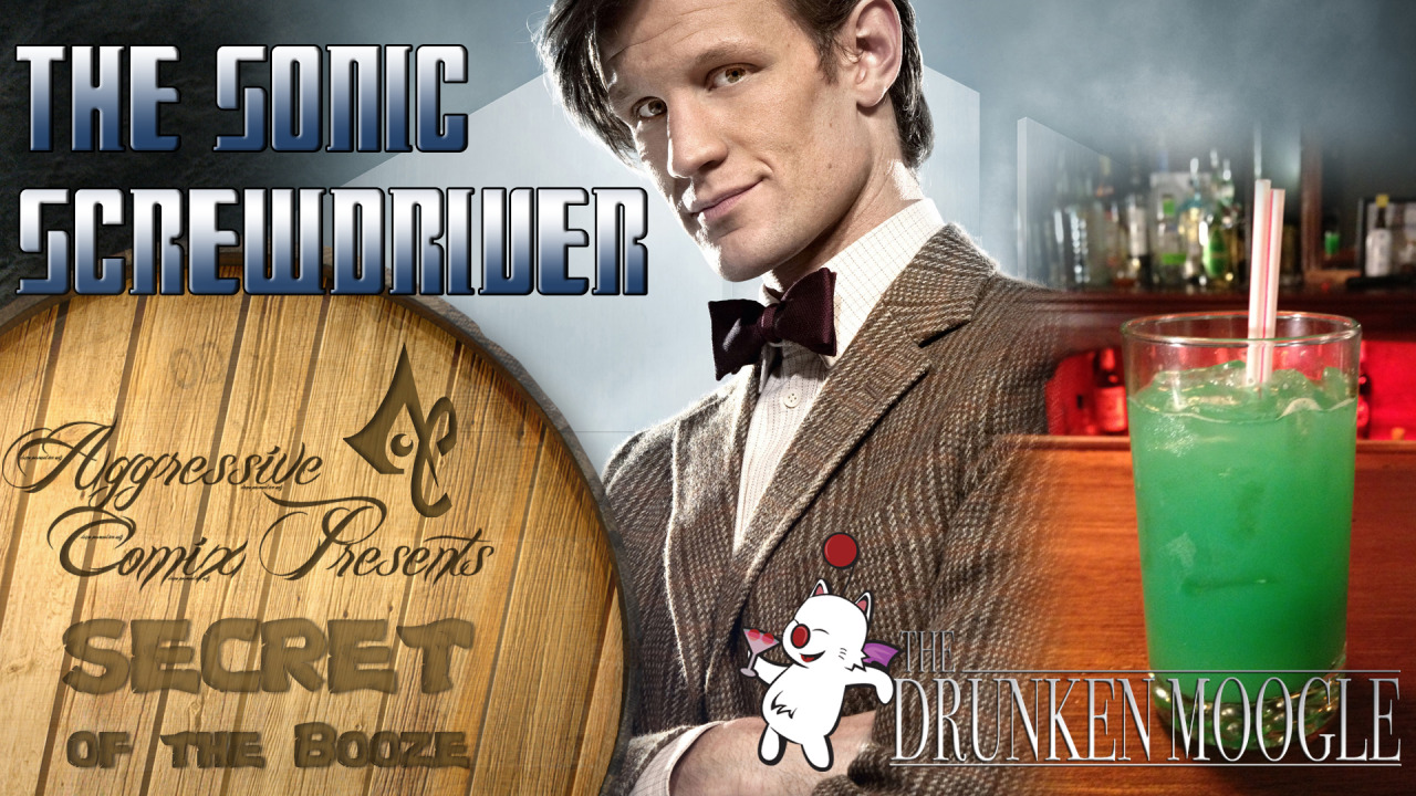 thedrunkenmoogle:  Secret of the Booze drinks The 11th Doctor’s Sonic Screwdriver