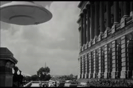 infinitefracture:  Another repost in memory of Ray Harryhausen Earth Vs the Flying Saucers Clover Productions (1956) 