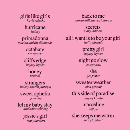 stylesgf:girls: for all my girls [listen here]