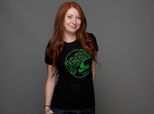 Geek & Sundry glow-in-the-dark shirt on J!nx