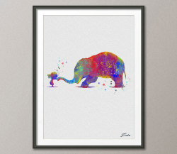 canvaspaintings:  Elephant Print Elephant