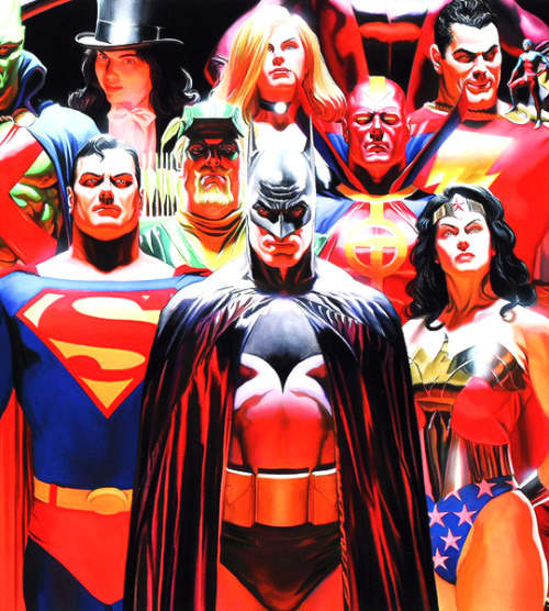 dailydcheroes: Justice League (2017) // Kingdom Come (1996) art by Alex Ross.