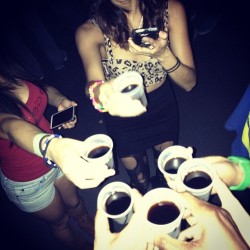 jäger shots!!! #fluxpavilion #jager (at