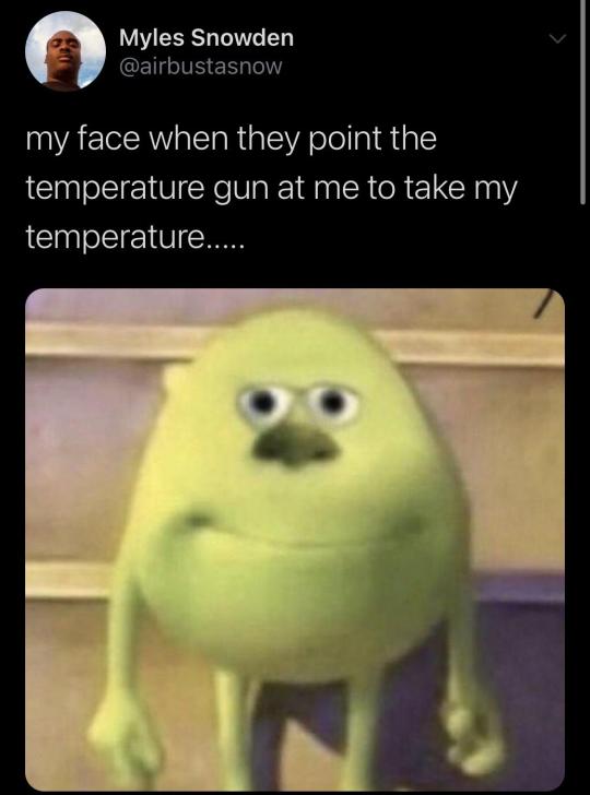 Or when you walk by someone on the street (x)