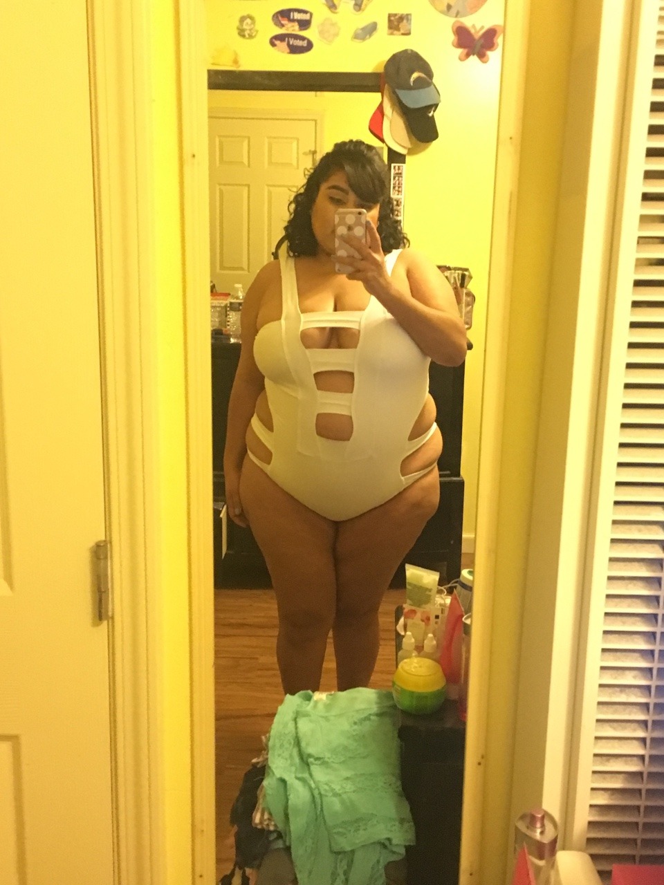 caro-linab:  Wish I had the guts to wear this out but it’s probably see through