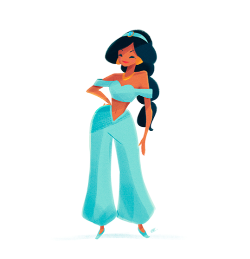 anythingaladdin: Disney Princesses  By: Chabe Escalante