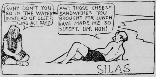 yesterdaysprint: Dream of the Rarebit Fiend by Silas, El Paso Herald, Texas, June 25, 1909