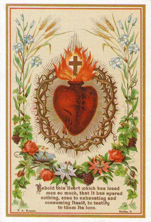 Today is the Feast of the Sacred Heart, celebrated 19 days after Pentecost.Irresistible Novena to th