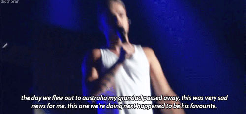  Biam dedicating more than this to his grandad who recently passed away (x) 