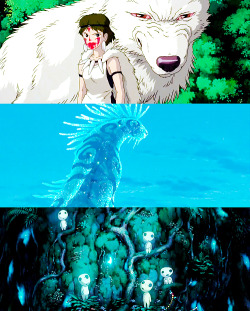 all4movie:  Princess Mononoke: Even if all the trees grow back, it won’t be his forest anymore. The Forest Spirit is dead. Prince Ashitaka: Never. He is life itself. He isn’t dead, San. He is here with us now, telling us, it’s time for both of us