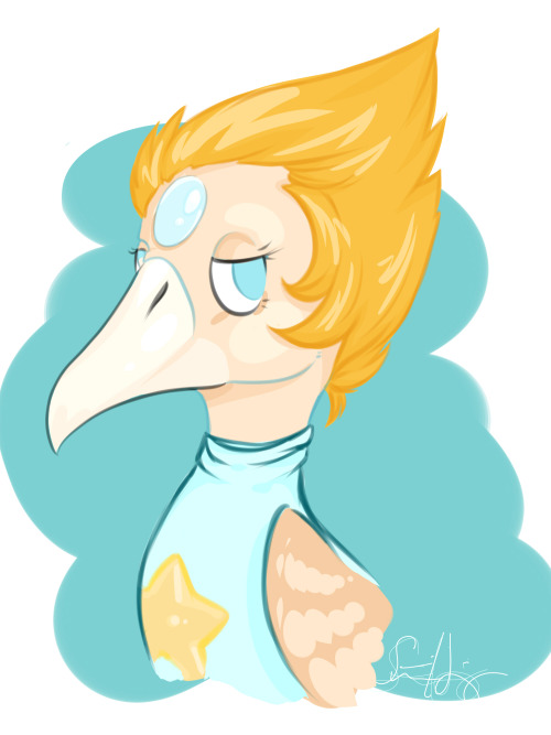 ruffledravenart:  Birb mom.