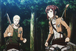 thuglevi:  SnK OVA &amp; Sasha + badassery 